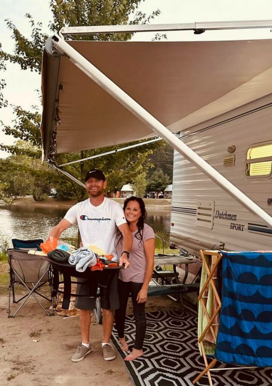 Camping by the water